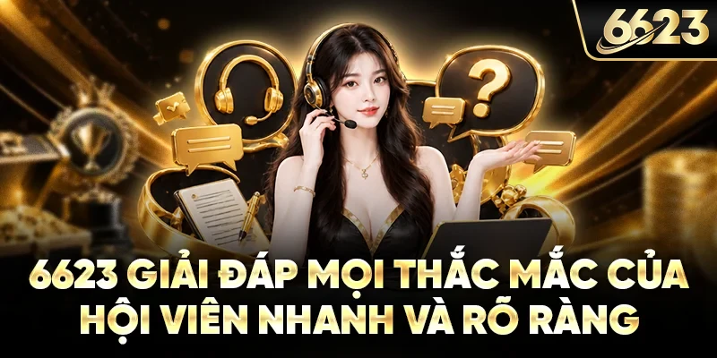 6623 giải đáp mọi thắc mắc của hội viên nhanh và rõ ràng