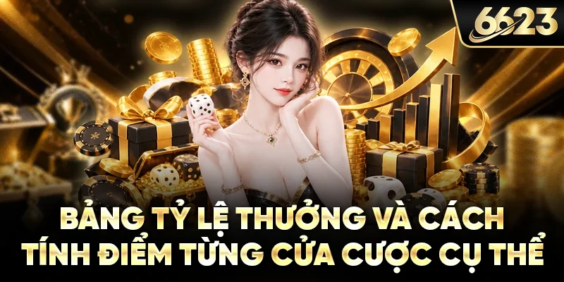 Bảng tỷ lệ thưởng và cách tính điểm từng cửa cược cụ thể