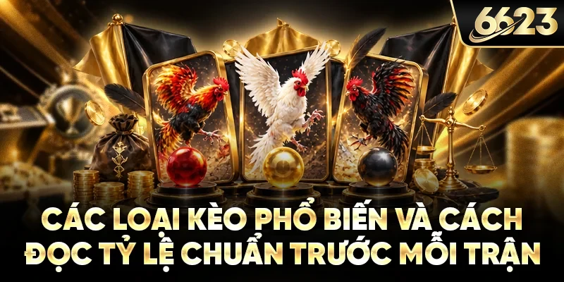 Các loại kèo phổ biến và hướng dẫn đọc tỷ lệ chuẩn trước mỗi trận