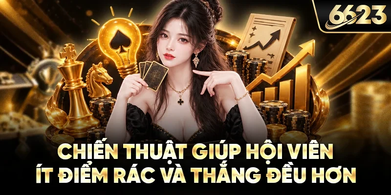 Chiến thuật giúp hội viên ít điểm rác và thắng đều hơn
