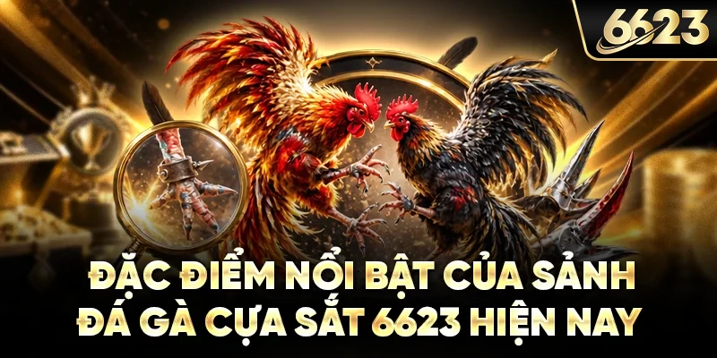 Đặc điểm nổi bật của sảnh đá gà cựa sắt 6623 hiện nay