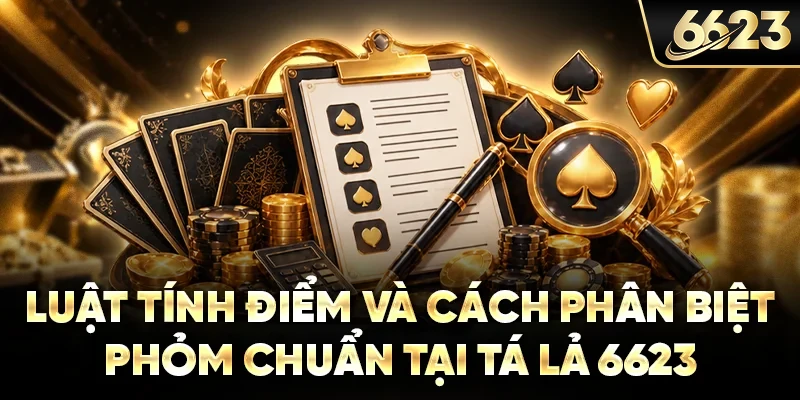 Luật tính điểm và cách phân biệt phỏm chuẩn tại tá lả 6623
