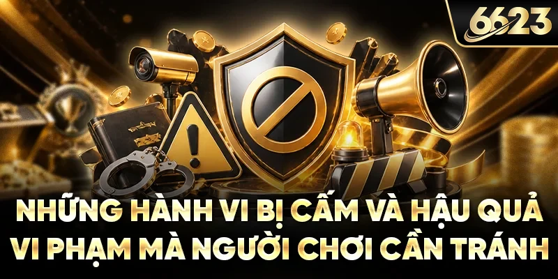 Những hành vi bị cấm và hậu quả vi phạm mà người chơi cần tránh